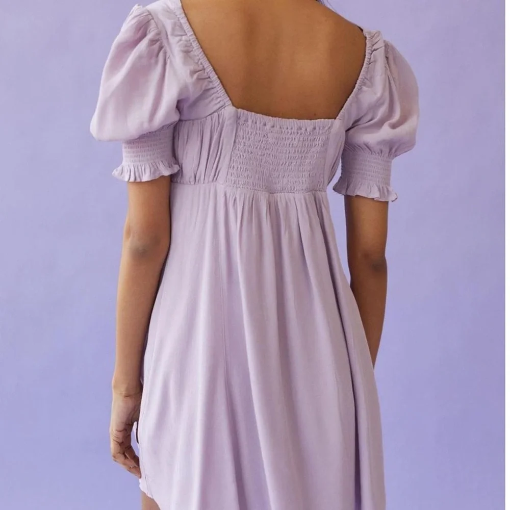 ☀️ Urban Outfitters Eggie Puff Sleeve Mini Dress - Picture 3 of 7